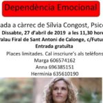 Dependència Emocional … a càrrec.. Psicóloga Silvia Congost!!